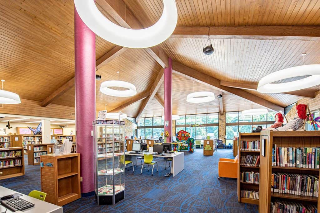 Inside the Avon Public Library