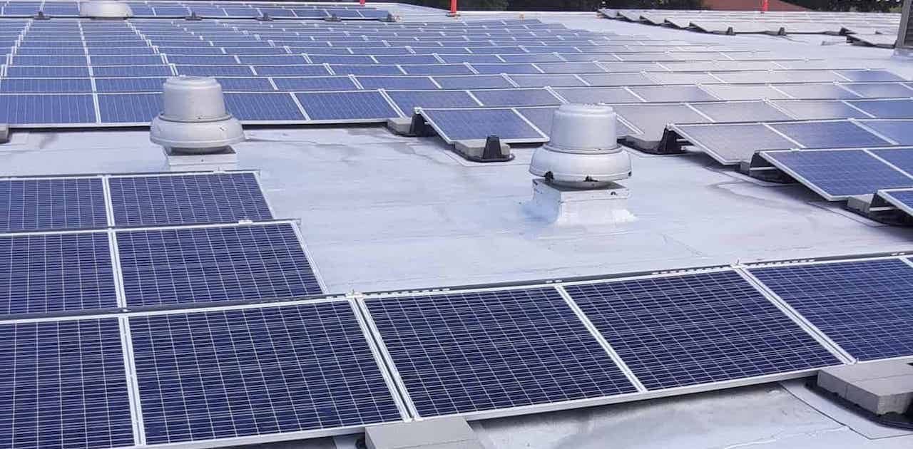 Templeton Elementary roof-mounted solar panels