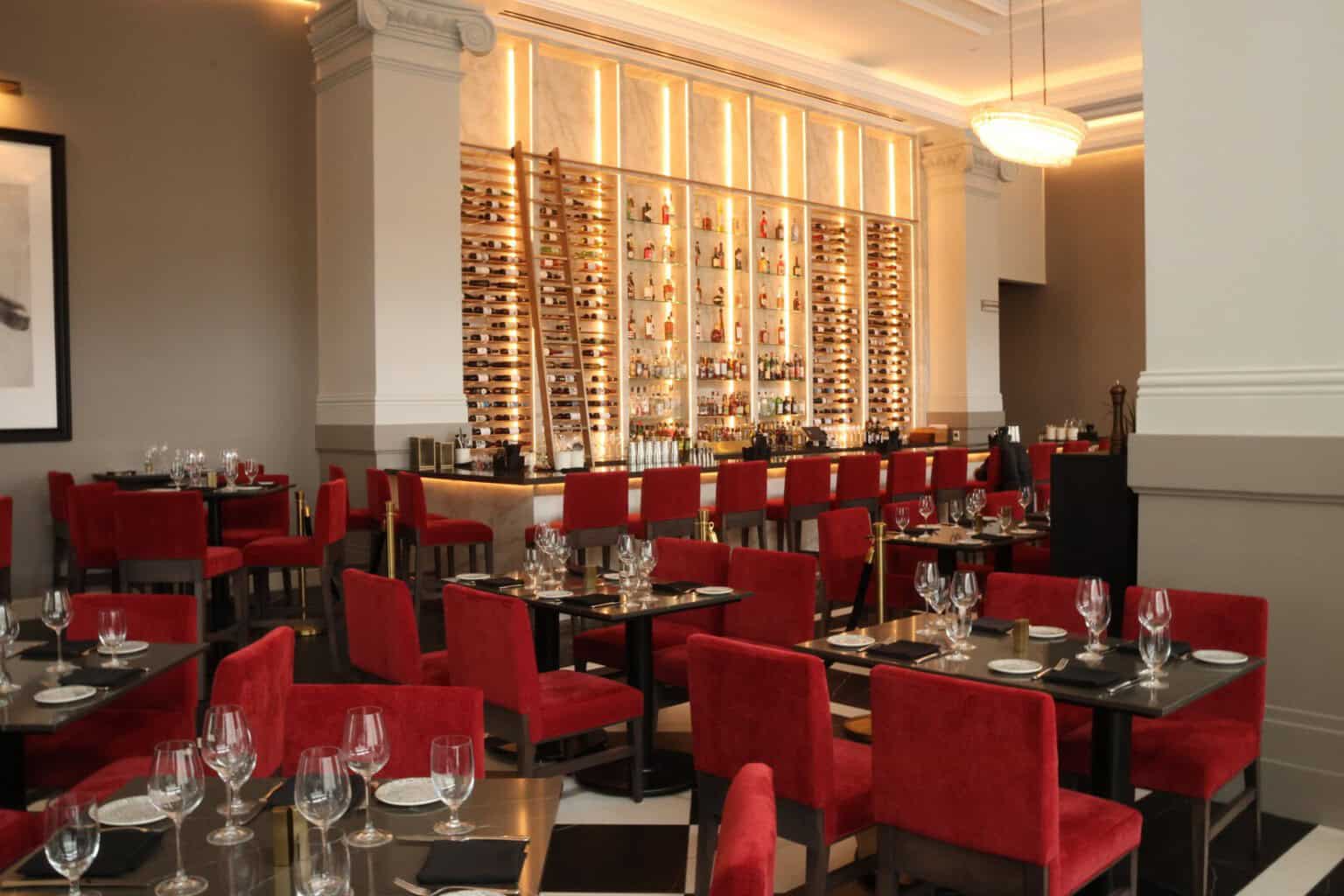 The interior of Amore Restaurant at the Pearl in Fort Wayne