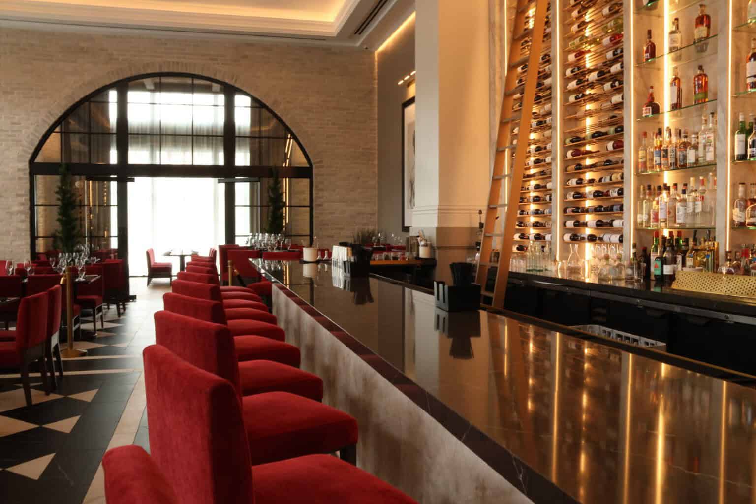 The interior of Amore Restaurant at the Pearl in Fort Wayne